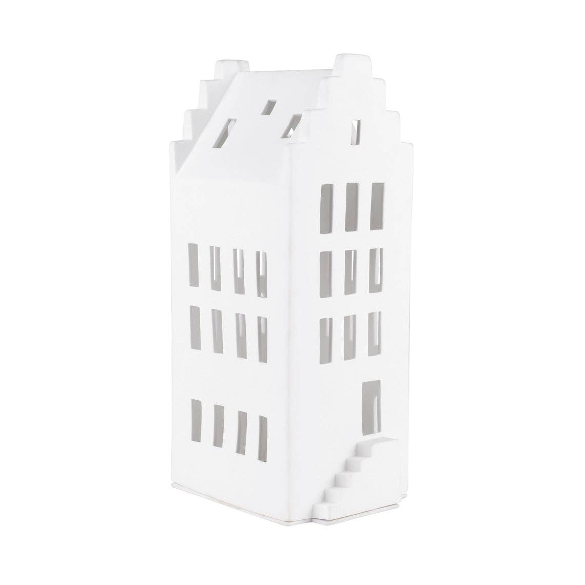 Räder Stepped Gable Roof Village House Tea Light Holder