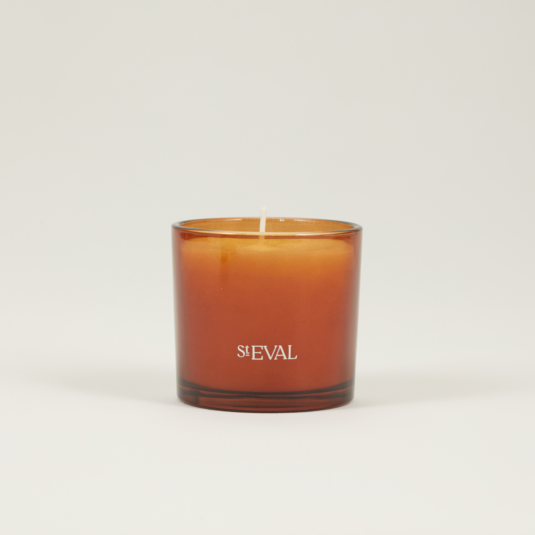 St Eval Sea Salt, Amber Glass Candle