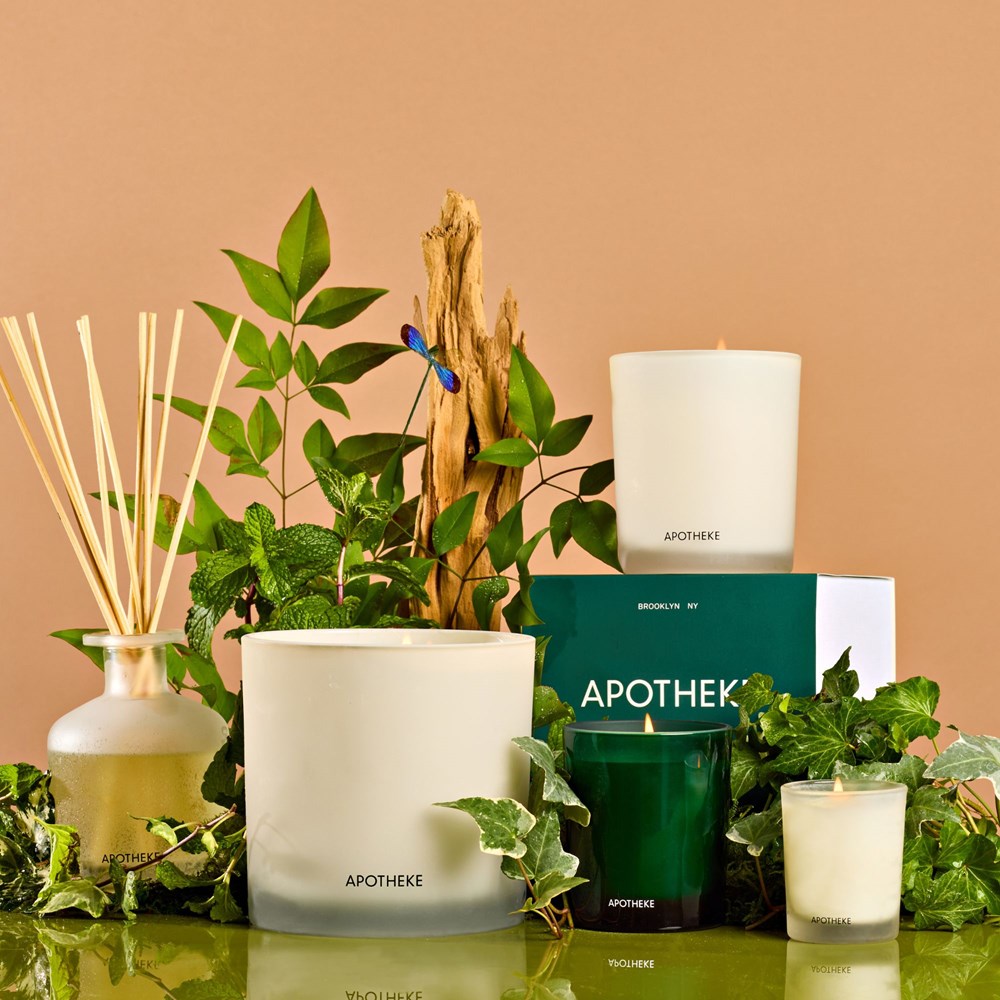 Wild Mint and Ivy Votive Candle