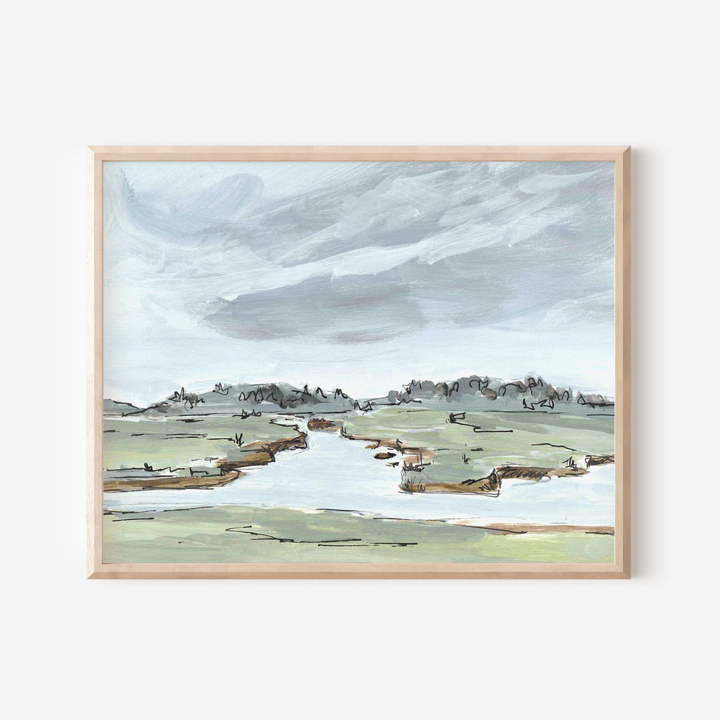 Great Salt Marsh, Fine Art Print