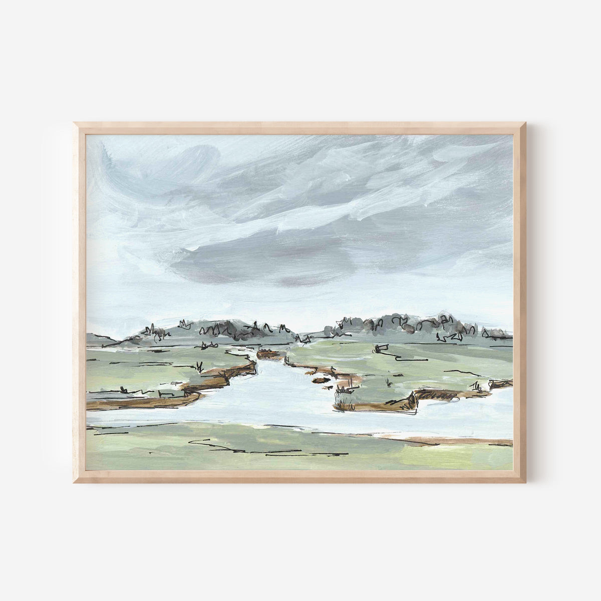 Great Salt Marsh, Fine Art Print