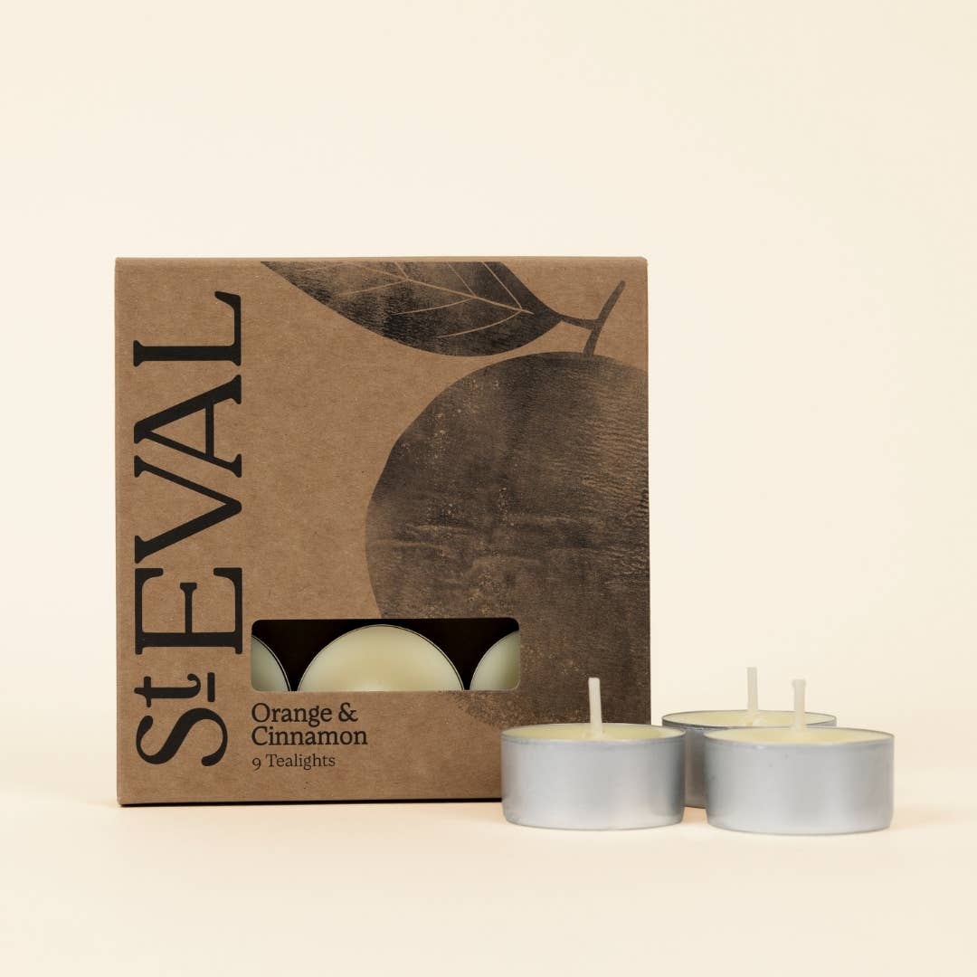 Orange & Cinnamon, Scented Tealights