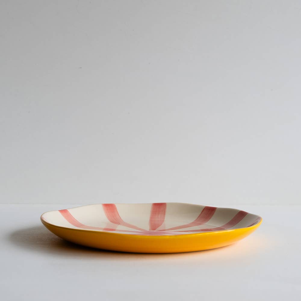 Musango Supper Plate in Candy Stripe