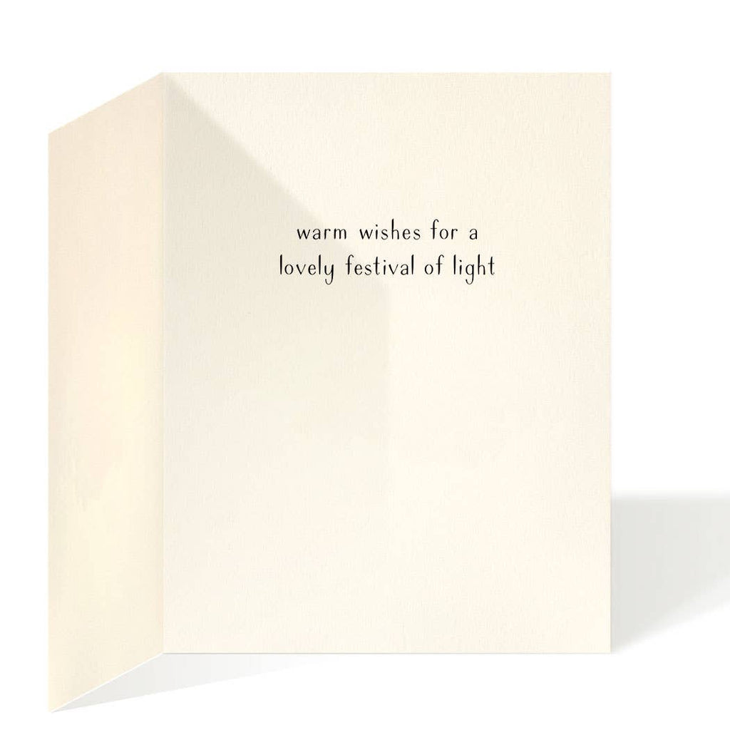 Felix Doolittle Menorah and Gelt - Boxed Hanukkah Cards