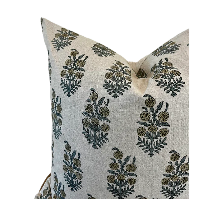 Linen & Cloth Colebrook Throw Pillow Cover