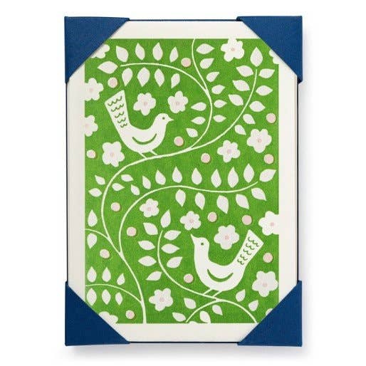 Archivist Bird Pattern  | Notelet Card (5-Pack)