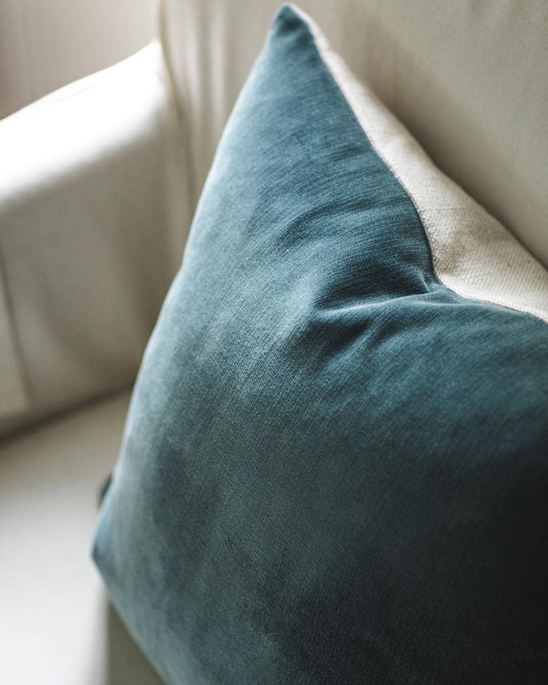 Velvet + Linen Pillow