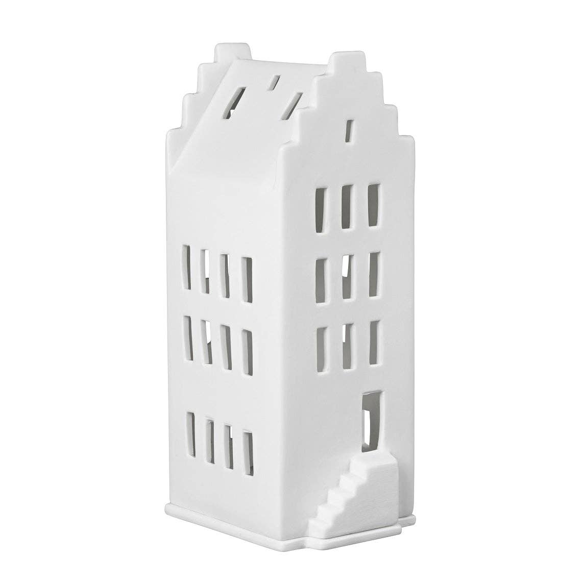Räder Stepped Gable Roof Village House Tea Light Holder