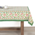 Grenadine Orange & Green Tablecloth