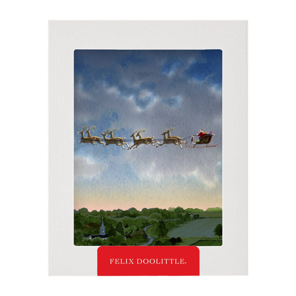 Felix Doolittle Christmas Eve Flight - Boxed Christmas Greeting Cards