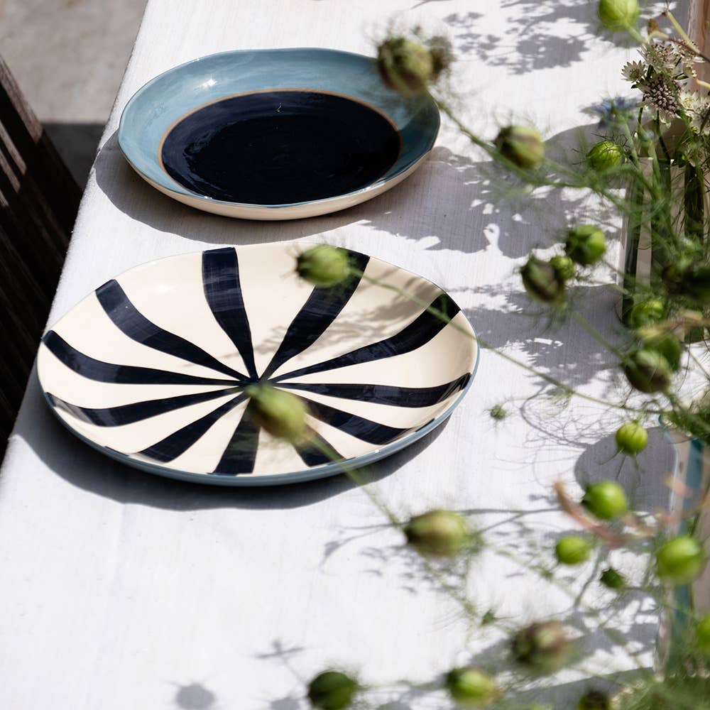 Musango Supper Plate in Candy Stripe