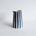 Musango Contemporary Handmade and Painted Jug in Candy Stripe