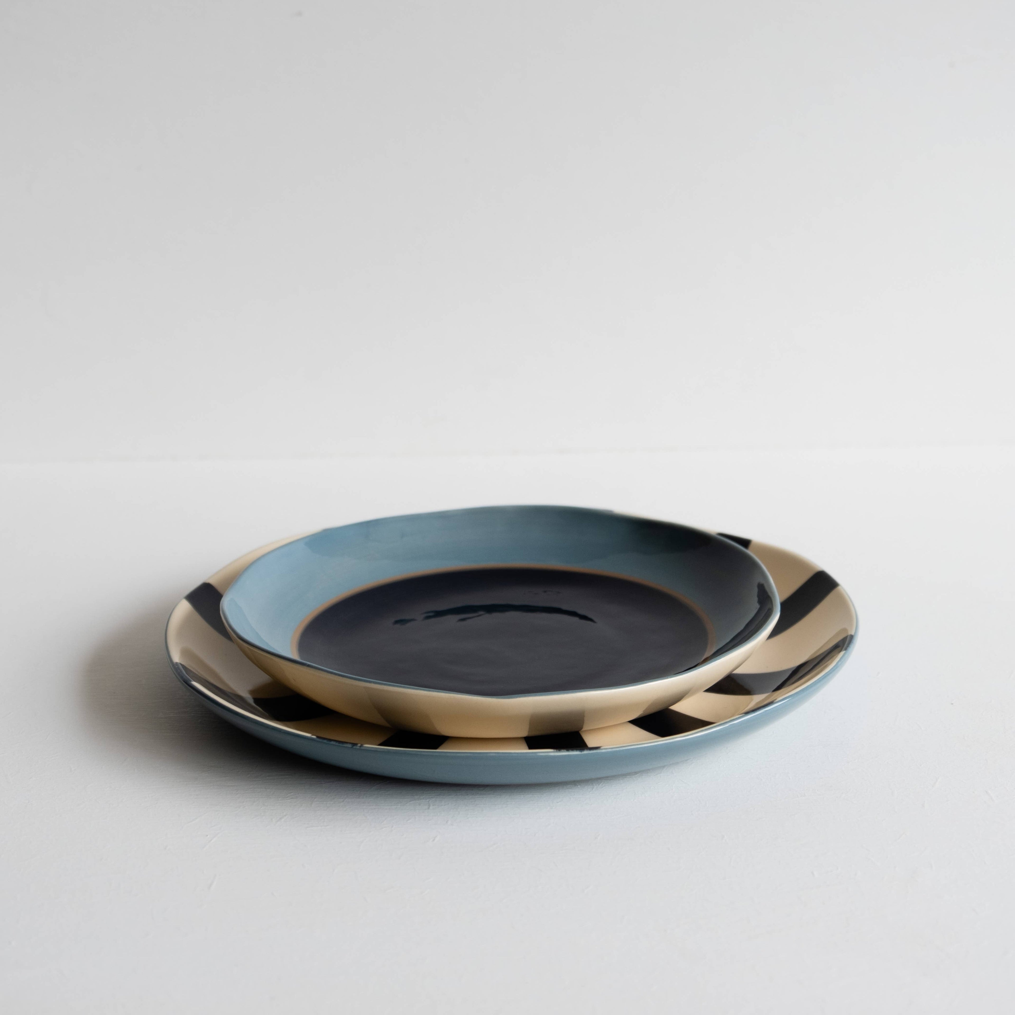 Musango Supper Plate in Candy Stripe