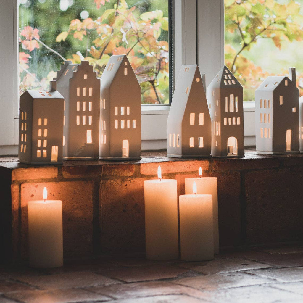Räder Pointed Roof Village House Tea Light Holder
