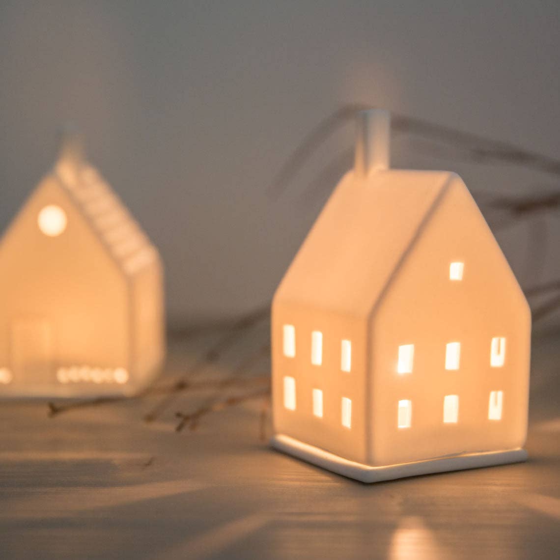 Räder Magic Light Village House Tea Light Holder - 3.9"
