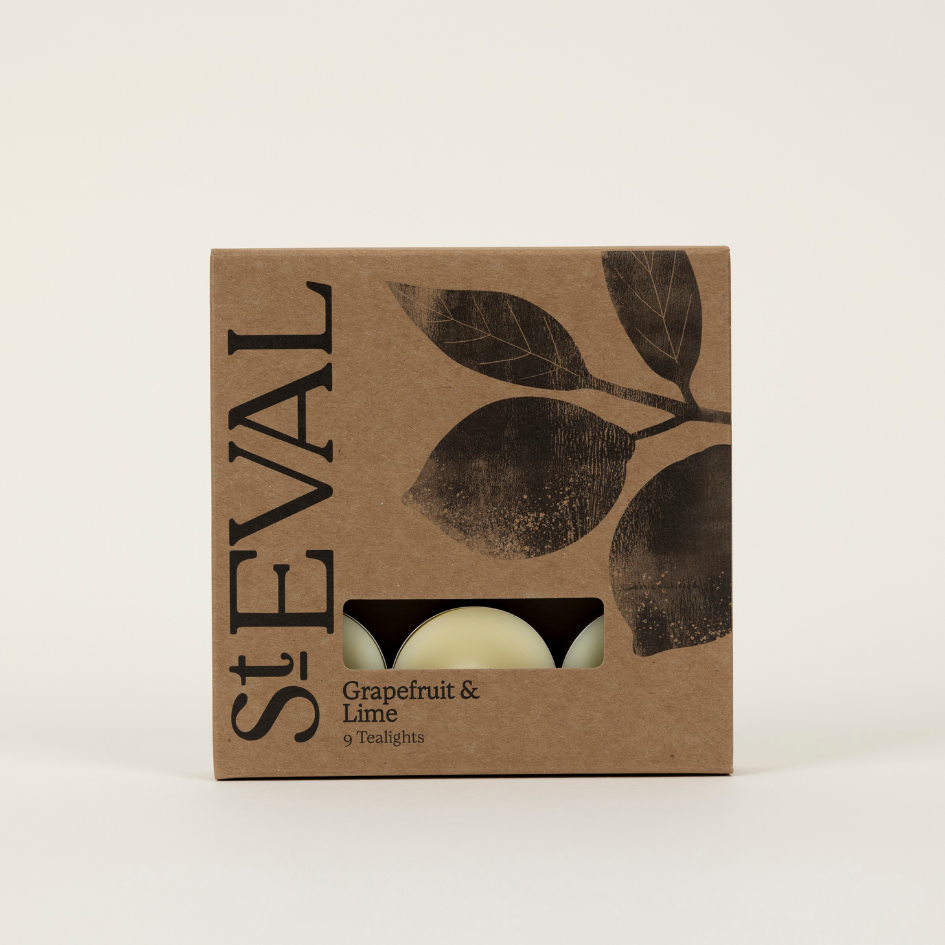 St Eval Grapefruit & Lime, Scented Tealights