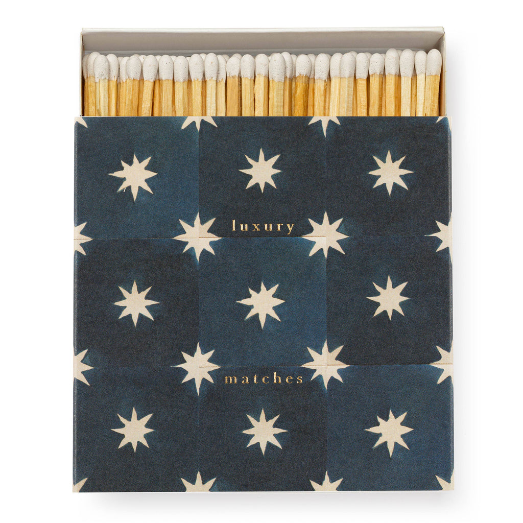 Archivist Navy Star Tile | Square - Safety Matches