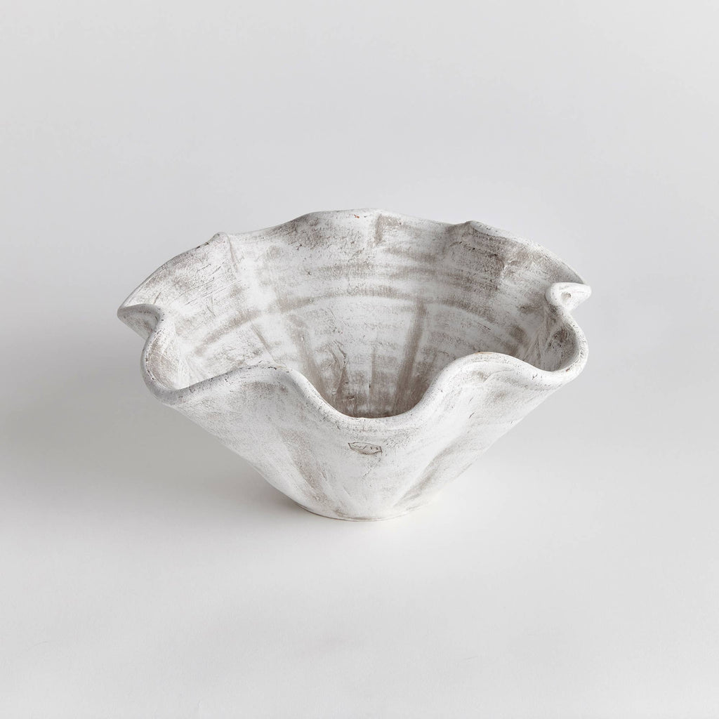 Napa Home & Garden Wakefield Handmade Wiley Pot #6, White Ash