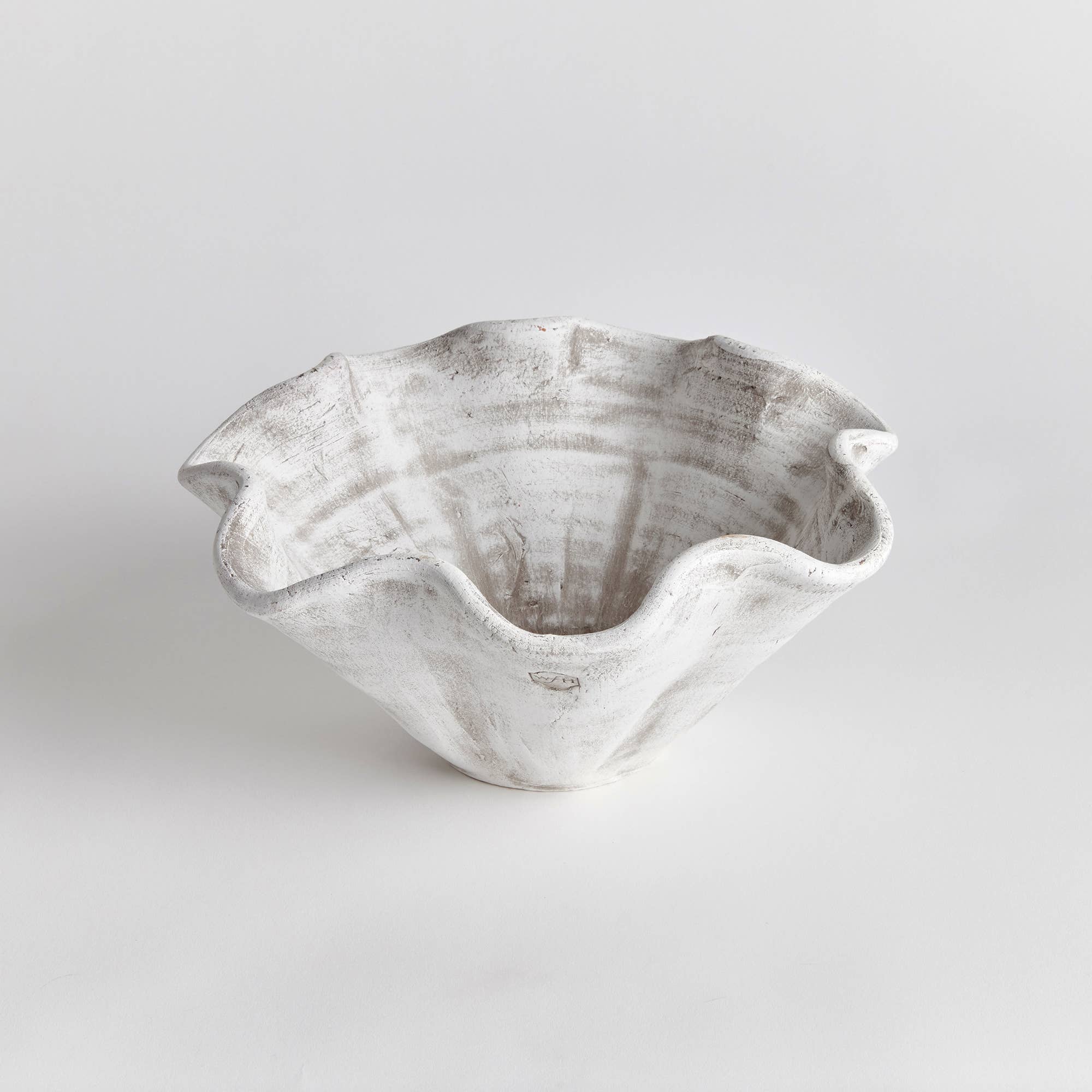 Napa Home & Garden Wakefield Handmade Wiley Pot #6, White Ash