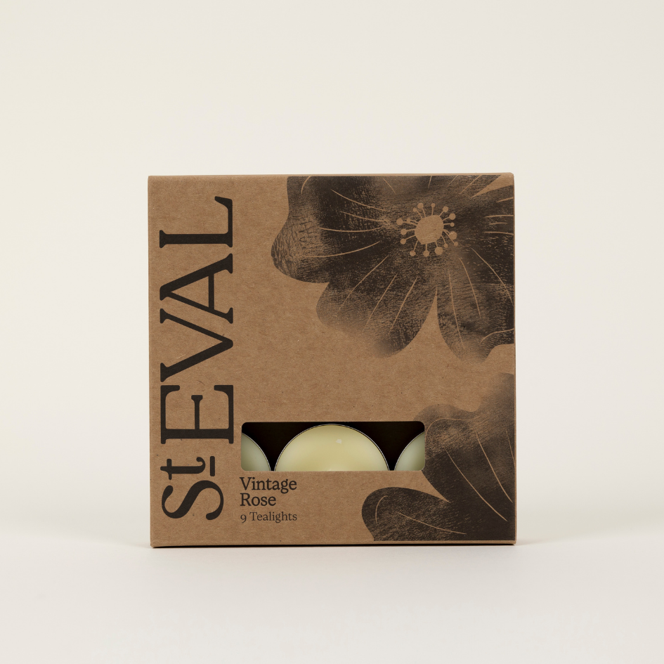 St Eval Vintage Rose, Scented Tealights