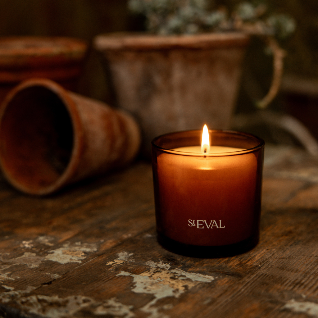 Bergamot & Nettle, Amber Glass Candle