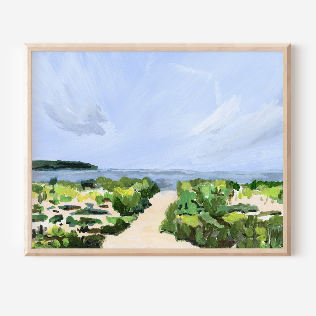 Walk Through the Dunes, Baker's Pasture, Fine Art Print