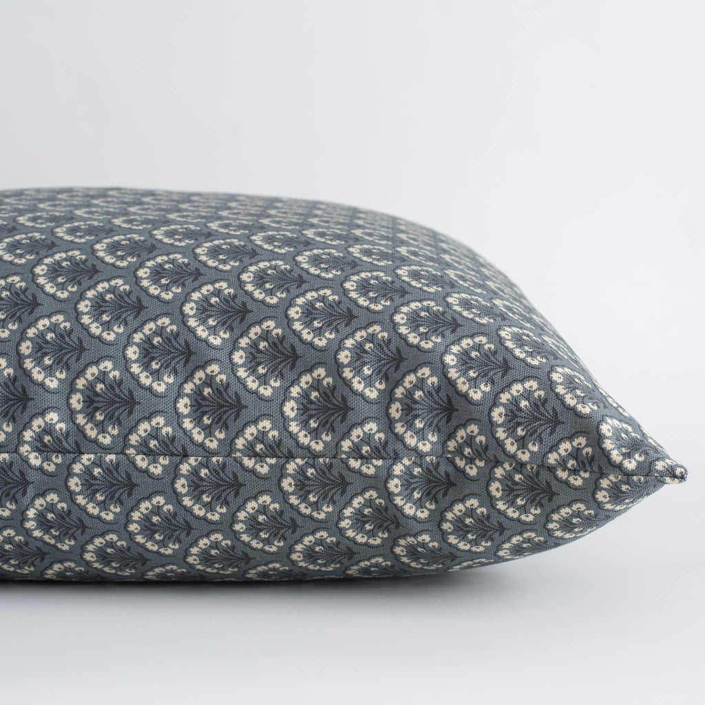 Noelle Indigo Floral Pillow Cover