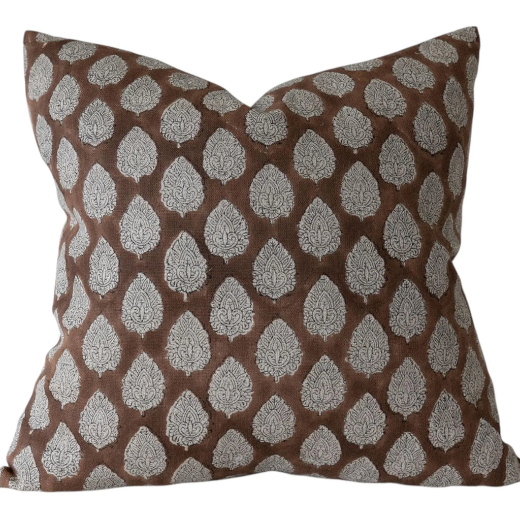 Linen & Cloth Boulder Throw Pillow Cover