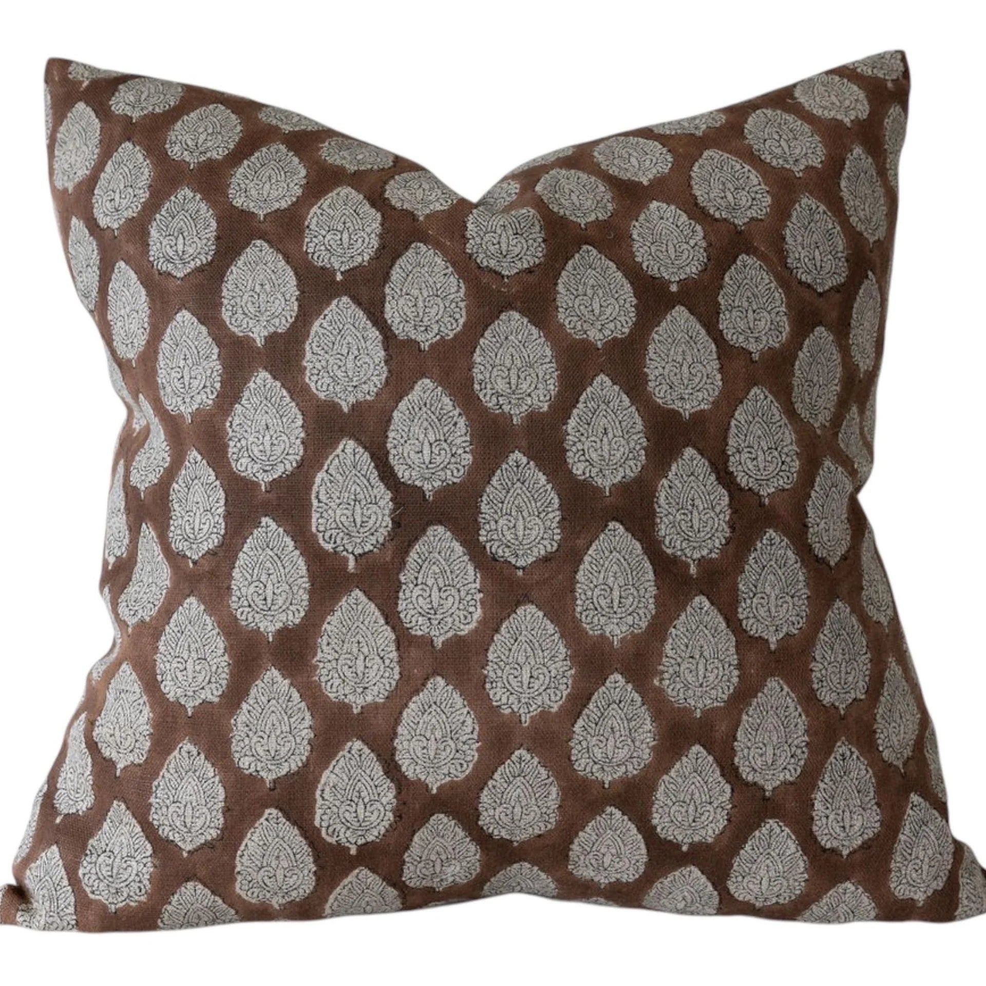 Linen & Cloth Boulder Throw Pillow Cover