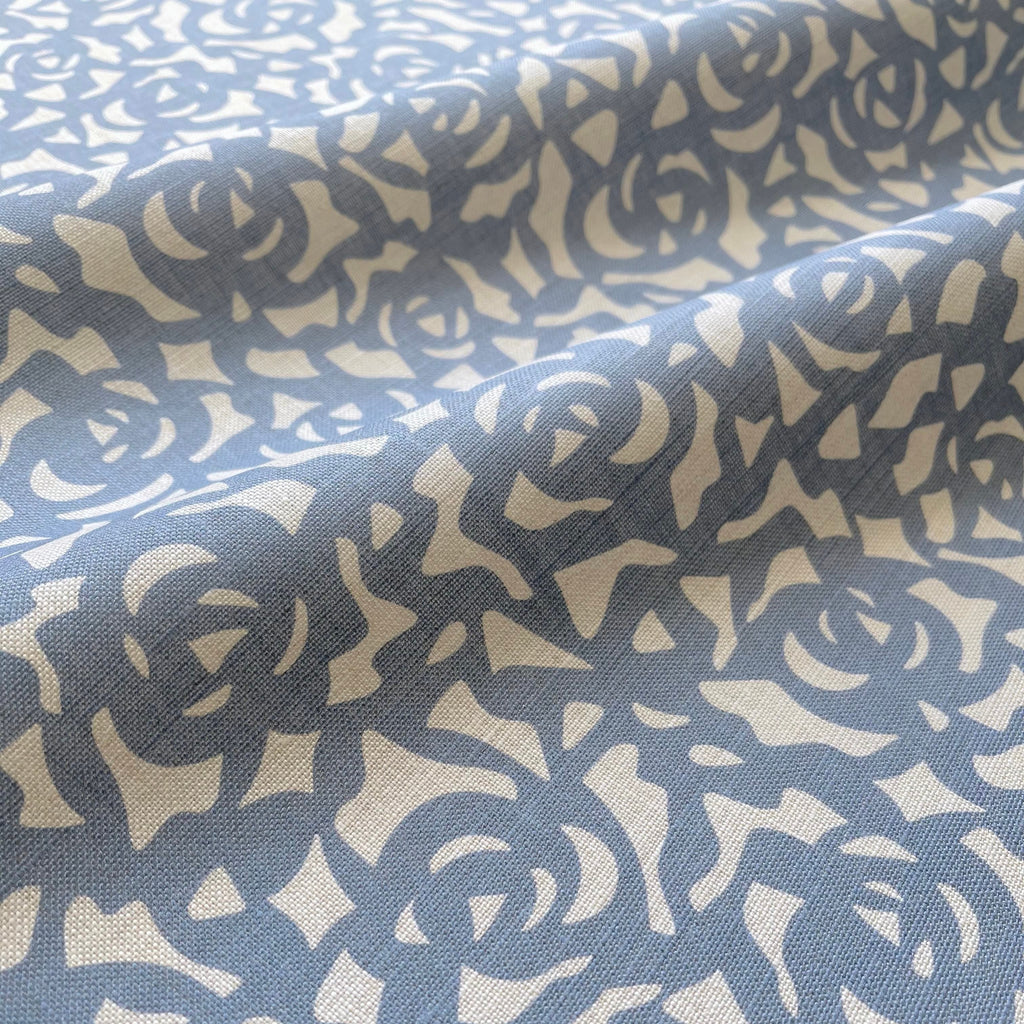 Gardenia Throw Pillow in Cobalt