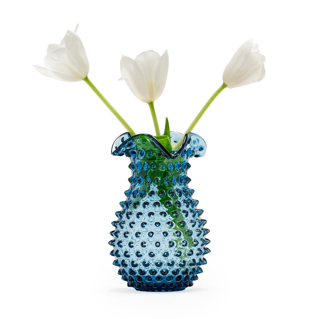 Hobnail Vase - Petal - Midnight Blue