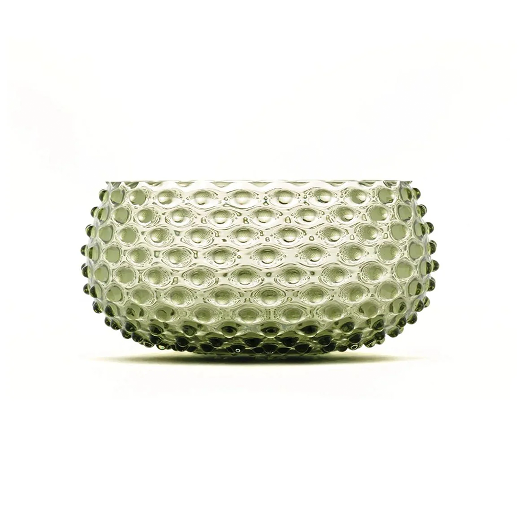 Hobnail Bowl - Large - Moss Green