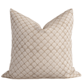Ayla Floral Block Printed Pillow Cover | Mustard