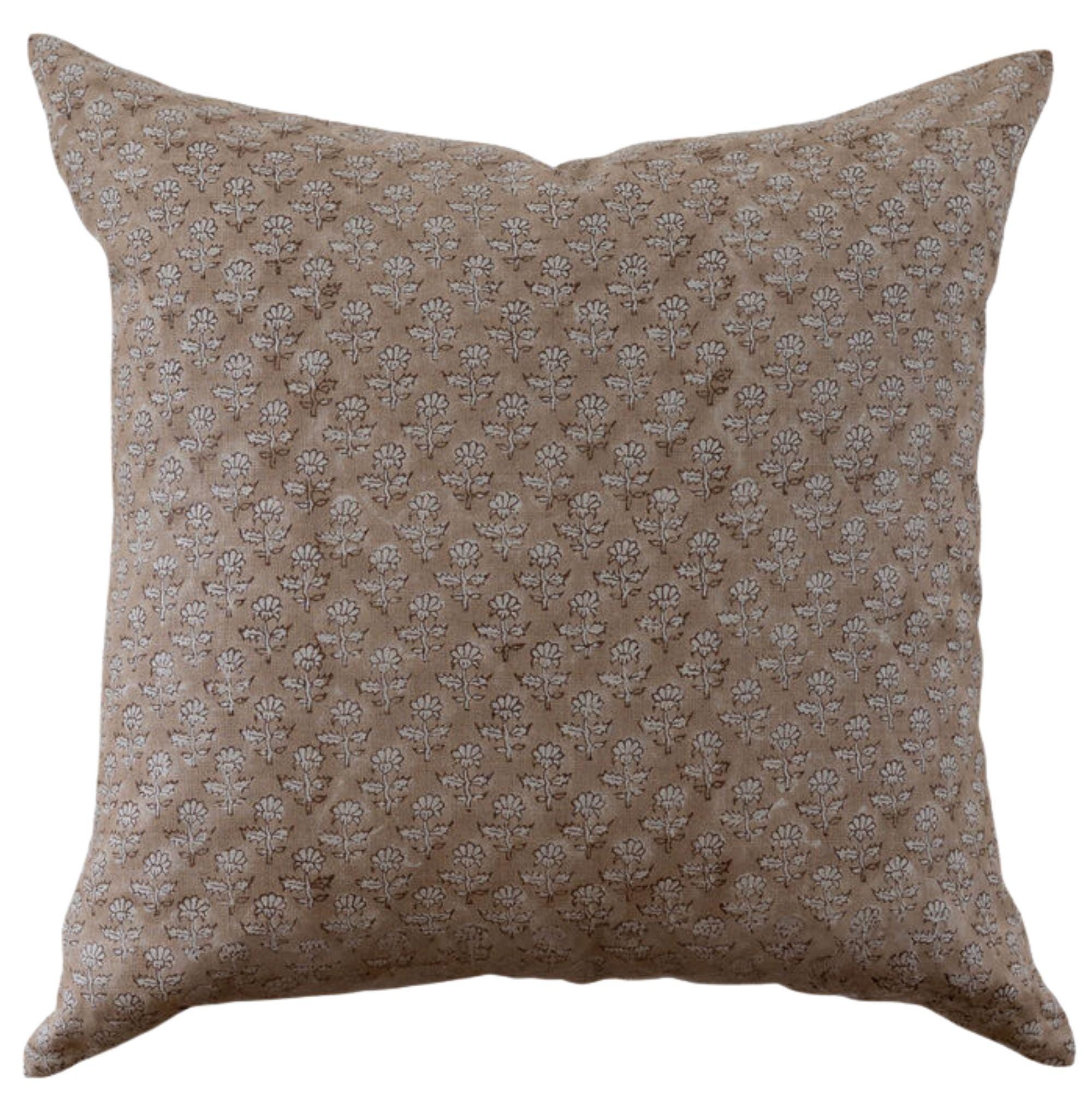 Linen & Cloth Rozel Throw Pillow Cover