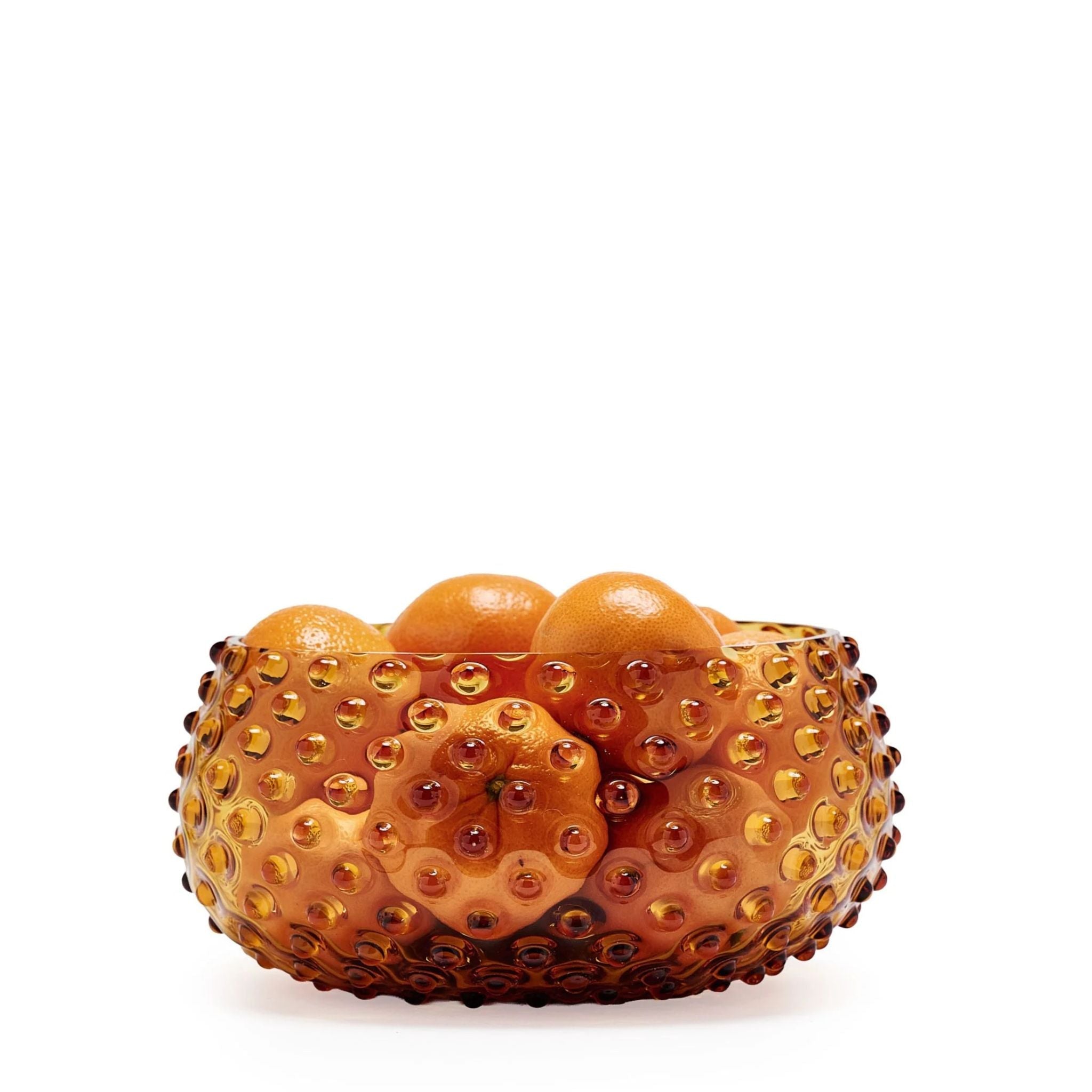 Hobnail Bowl - Large - Saffron Light