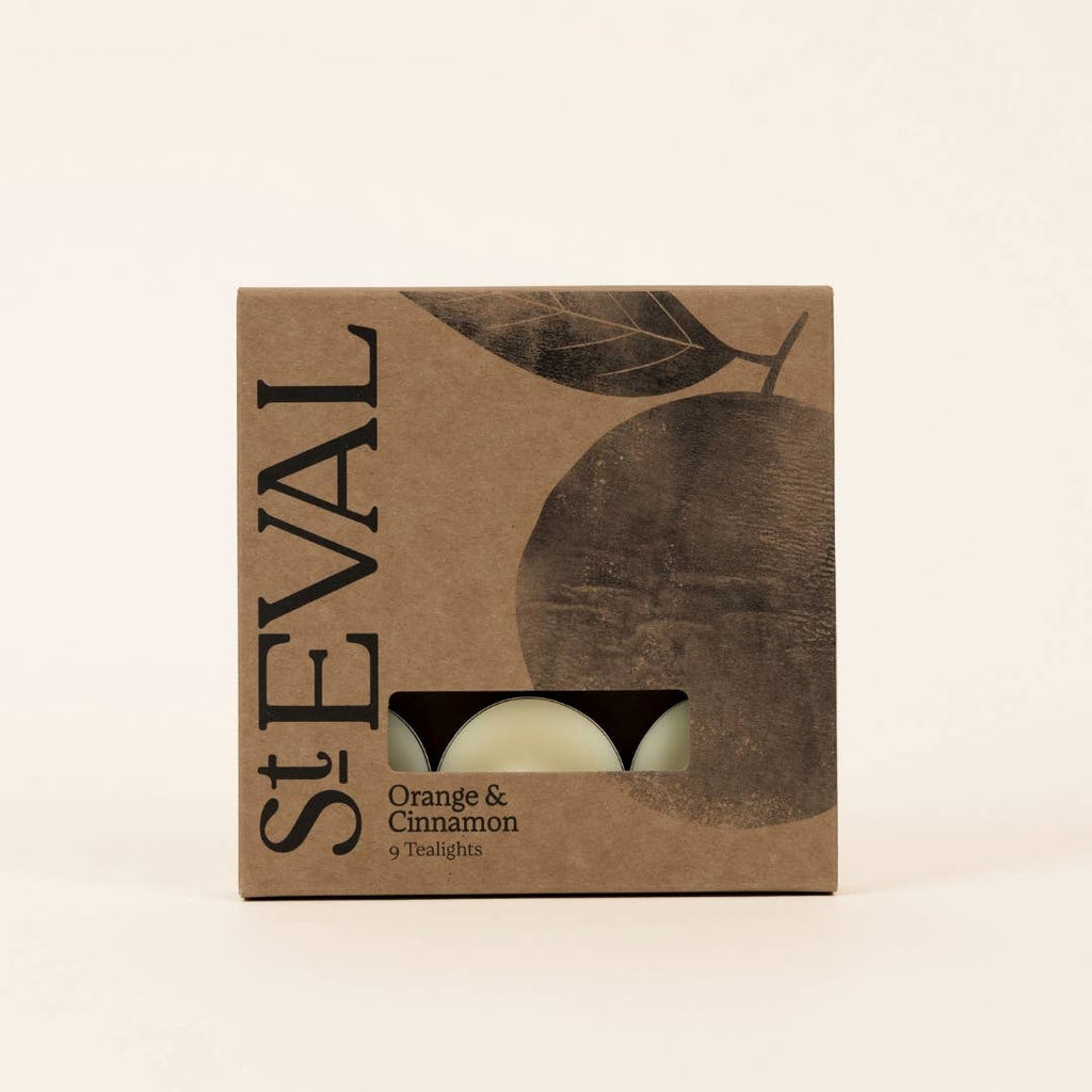 Orange & Cinnamon, Scented Tealights