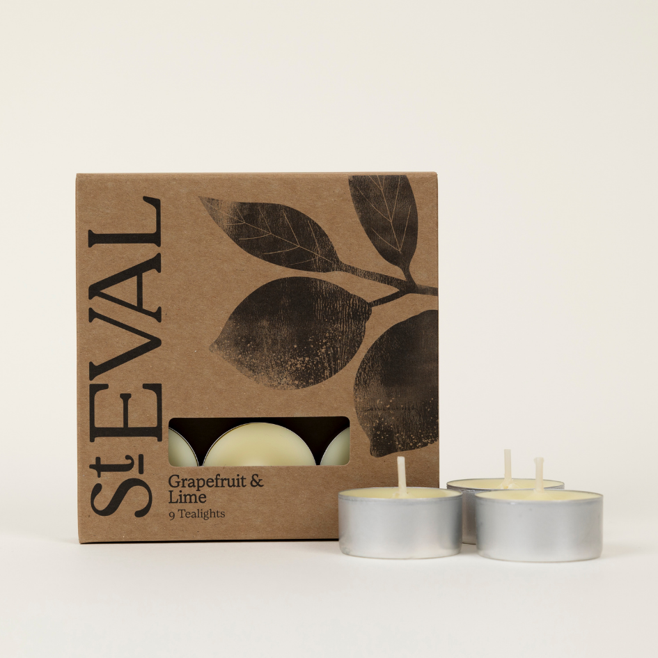 St Eval Grapefruit & Lime, Scented Tealights