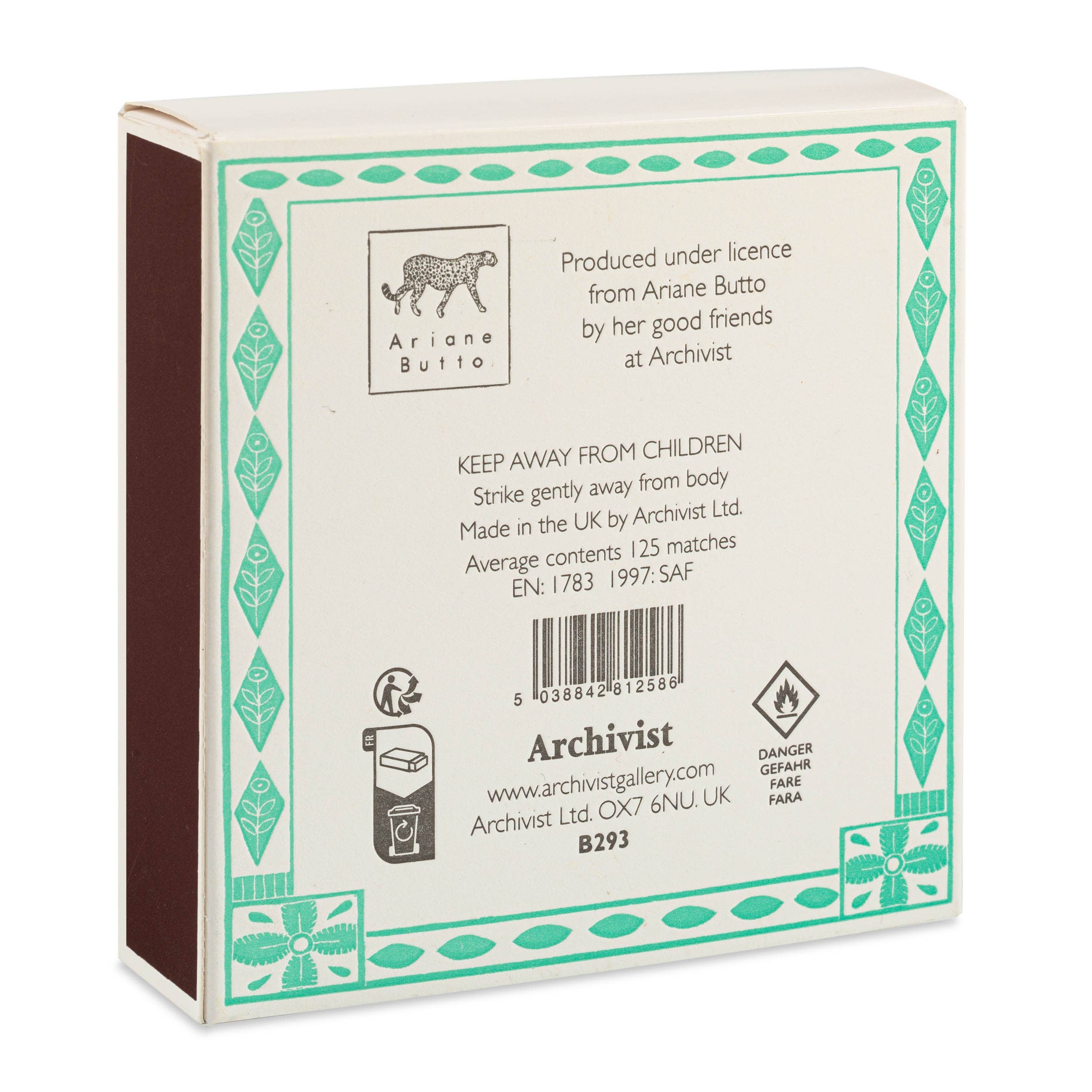 Archivist Birdy Stamp | Square - Safety Matches
