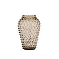 Hobnail Vase - Barrel - Smokey Amaro