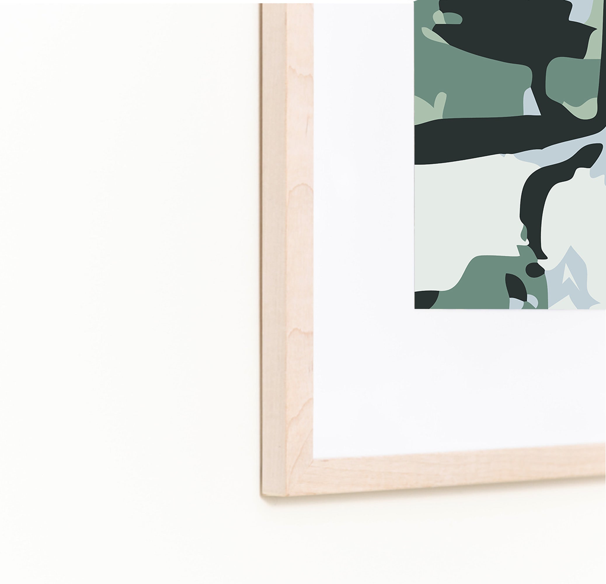 Arles Green Floral, Fine Art Print