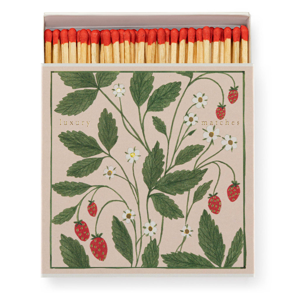 Archivist Strawberry  | Square - Safety Matches