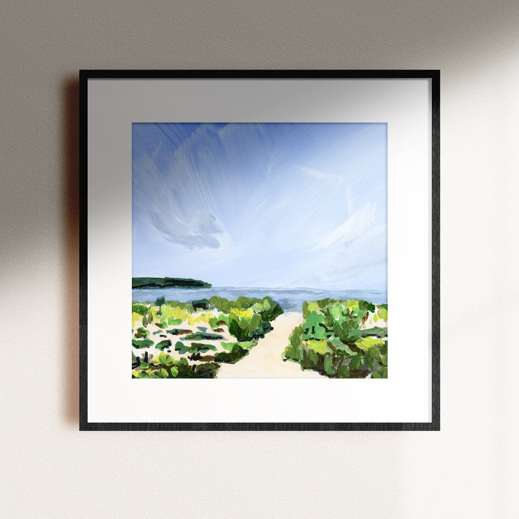 Walk Through the Dunes, Baker's Pasture, Fine Art Print