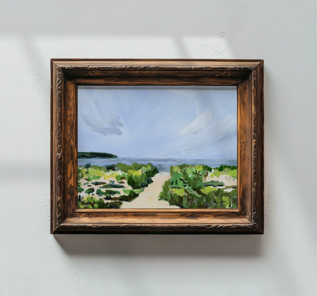 Walk Through the Dunes, Baker's Pasture, Fine Art Print