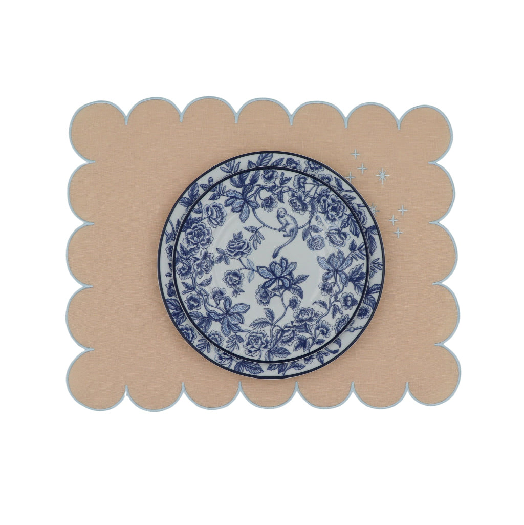 Bombay Blue Porcelain Starter Plates – Set of 4 (+1 Bonus Plate)