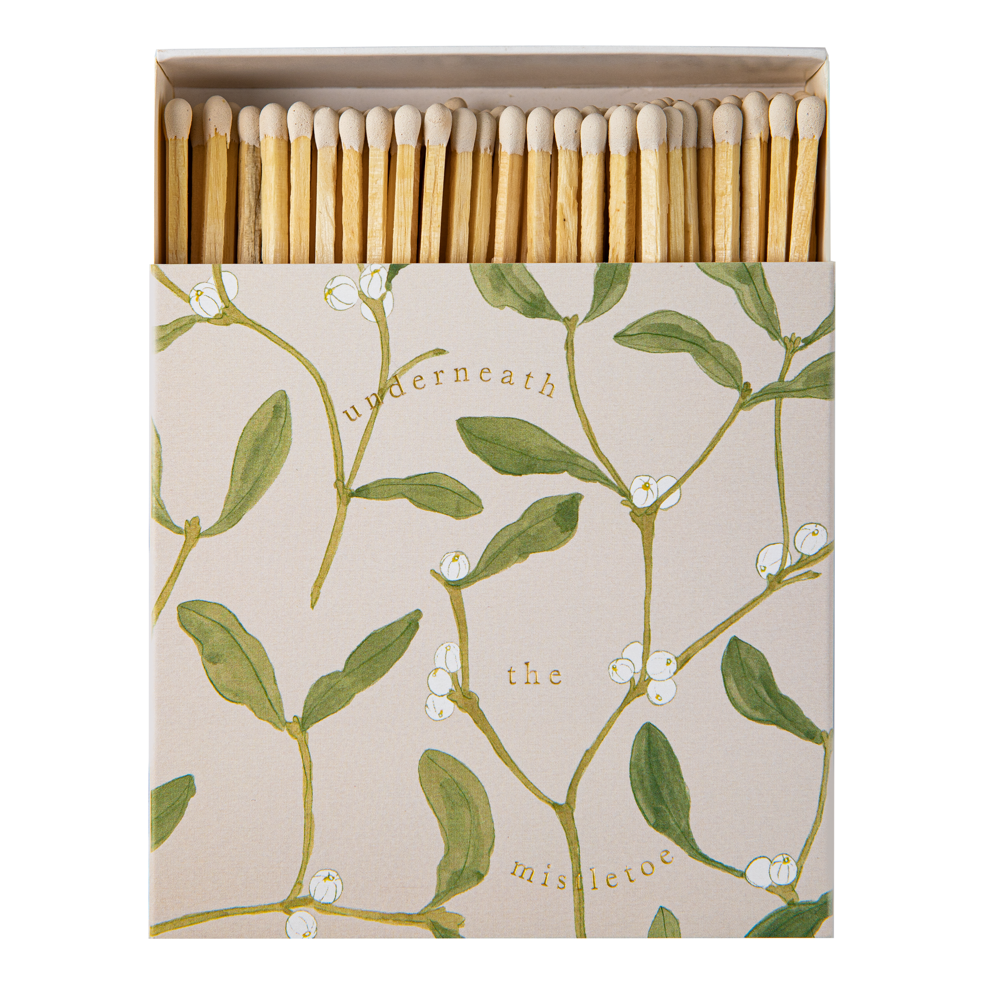 Archivist Mistletoe Square Matches