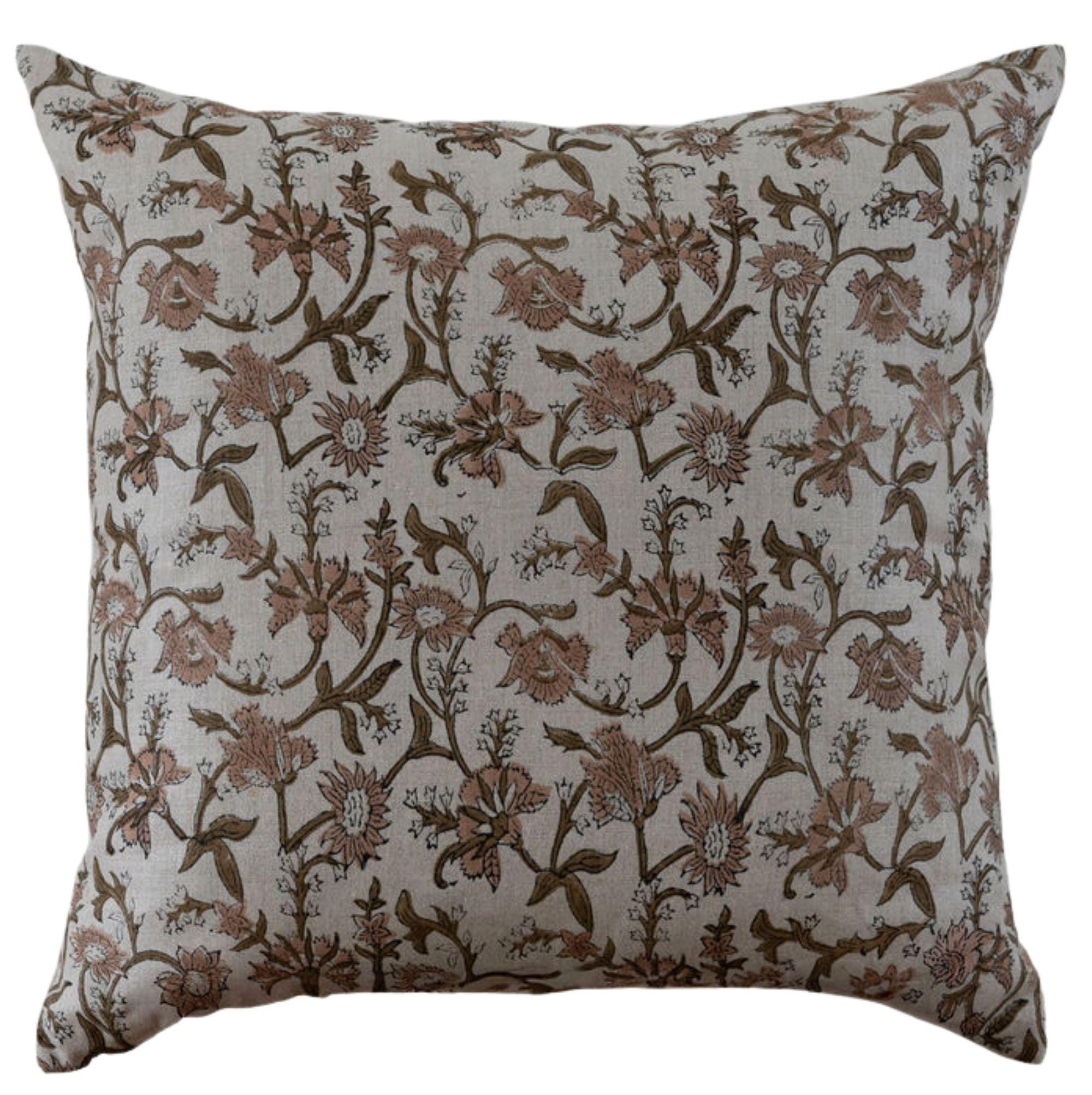 Linen & Cloth Benton Throw Pillow Cover