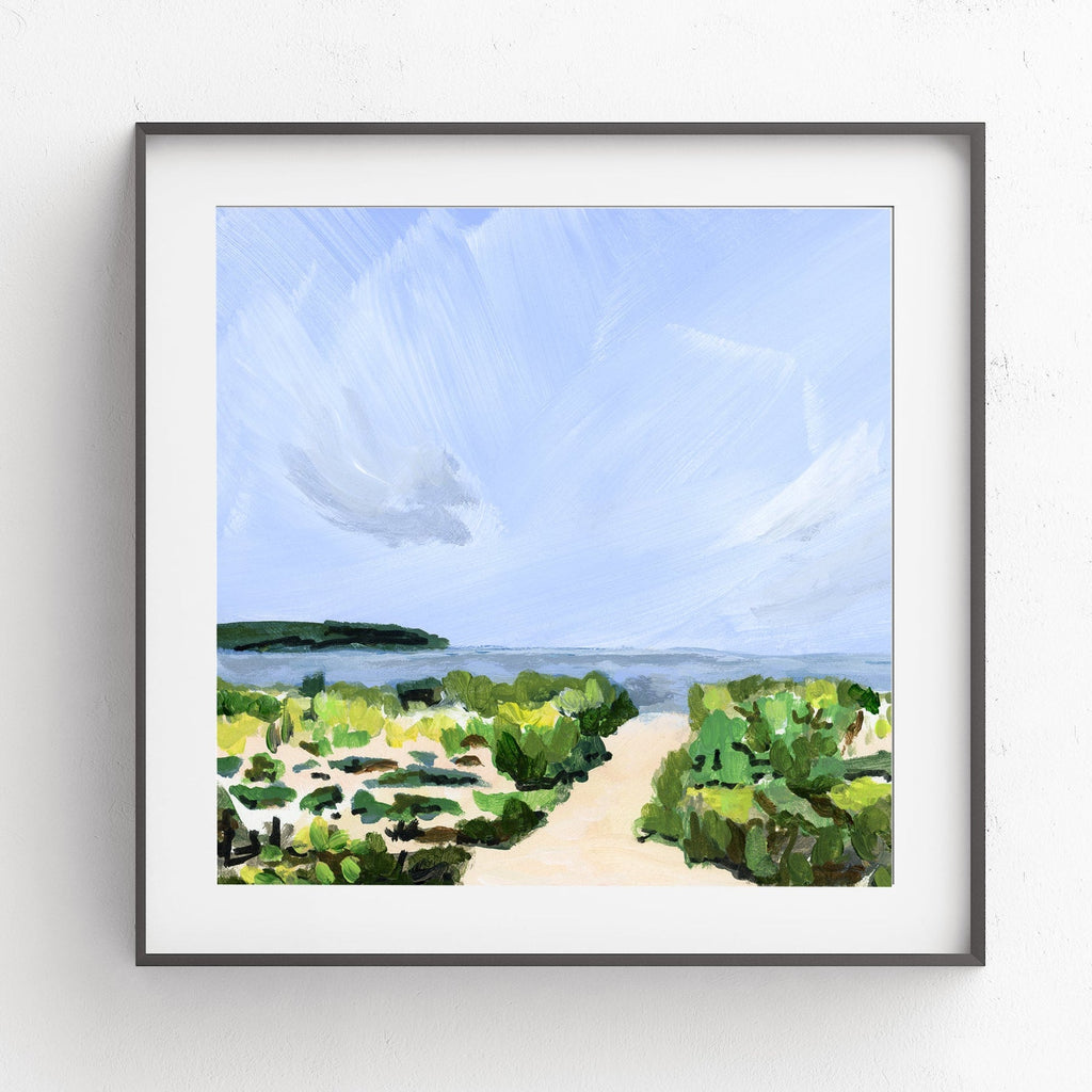 Walk Through the Dunes, Baker's Pasture, Fine Art Print