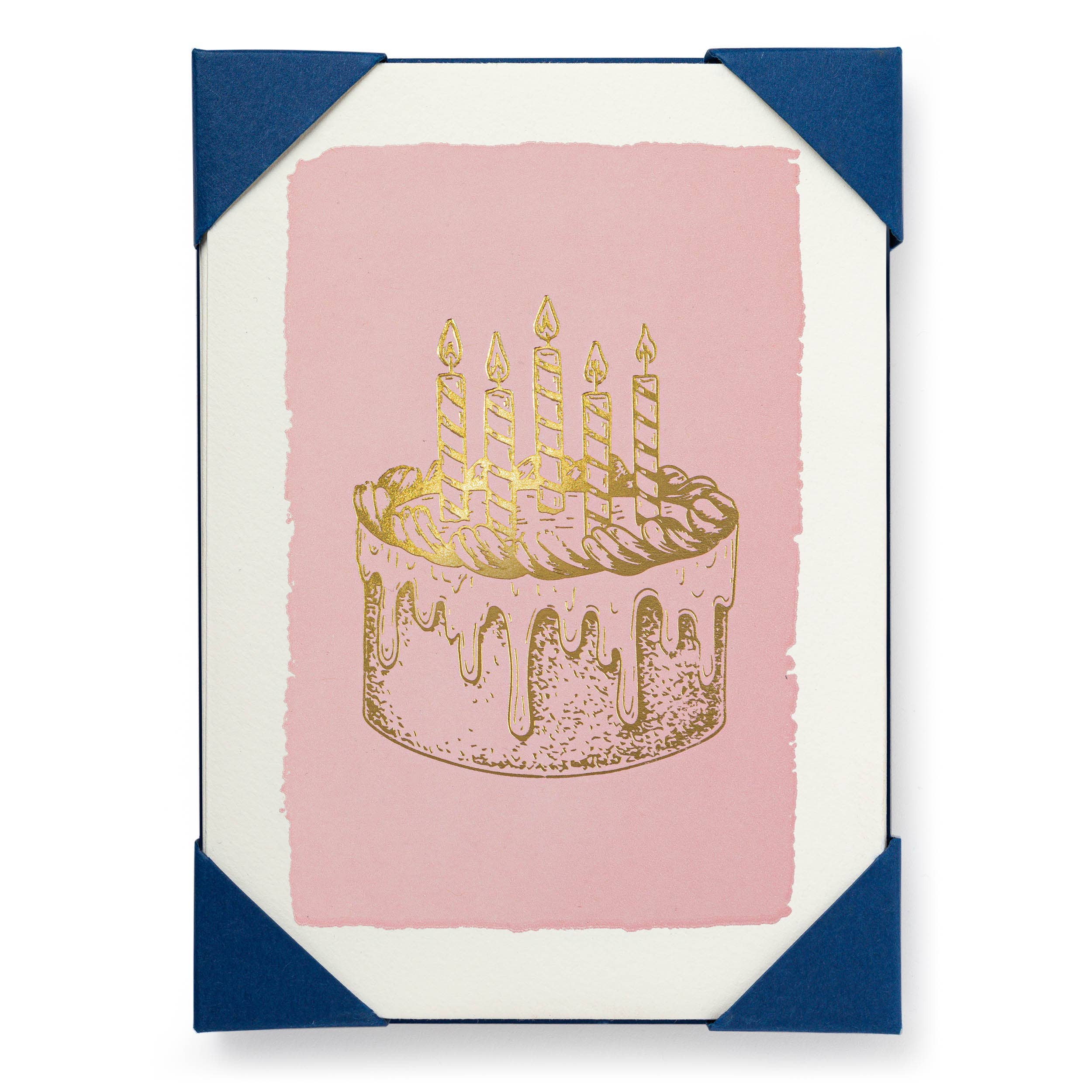 Archivist Gold Cake  | Notelet Card (5-Pack)