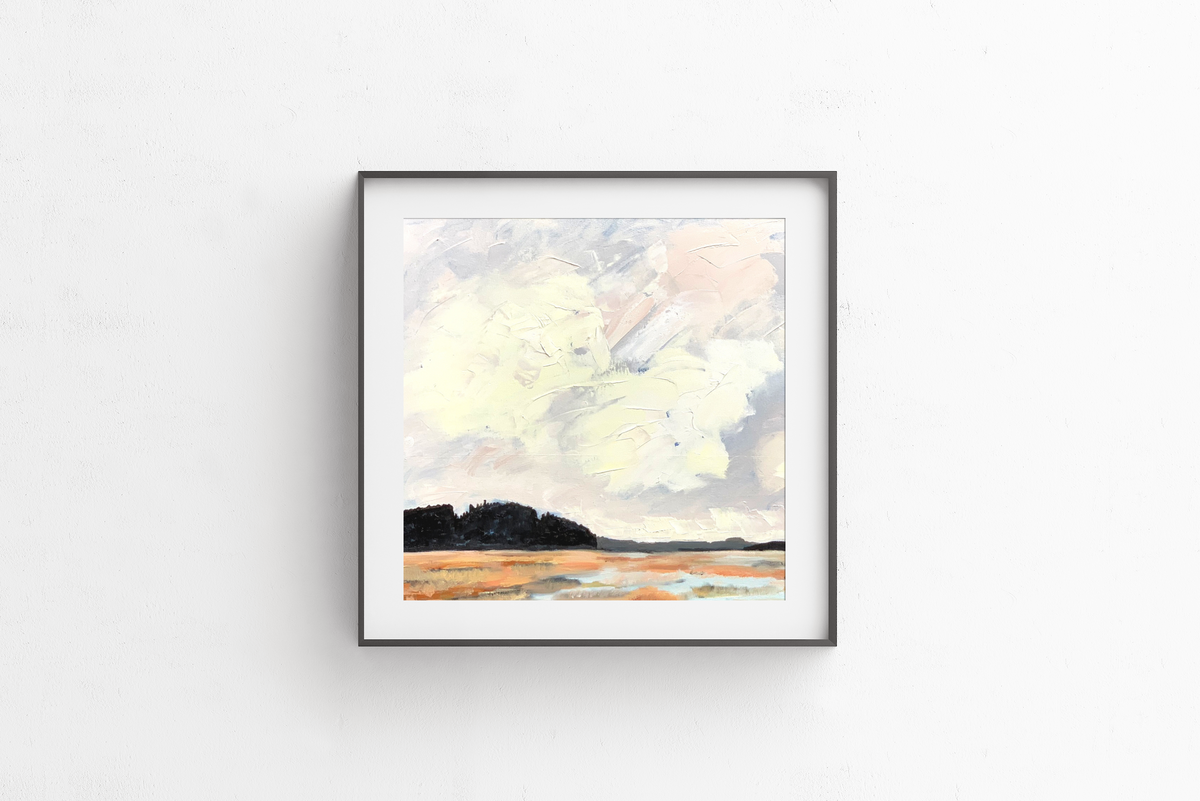 Choate Island, Winter Marsh, Fine Art Print