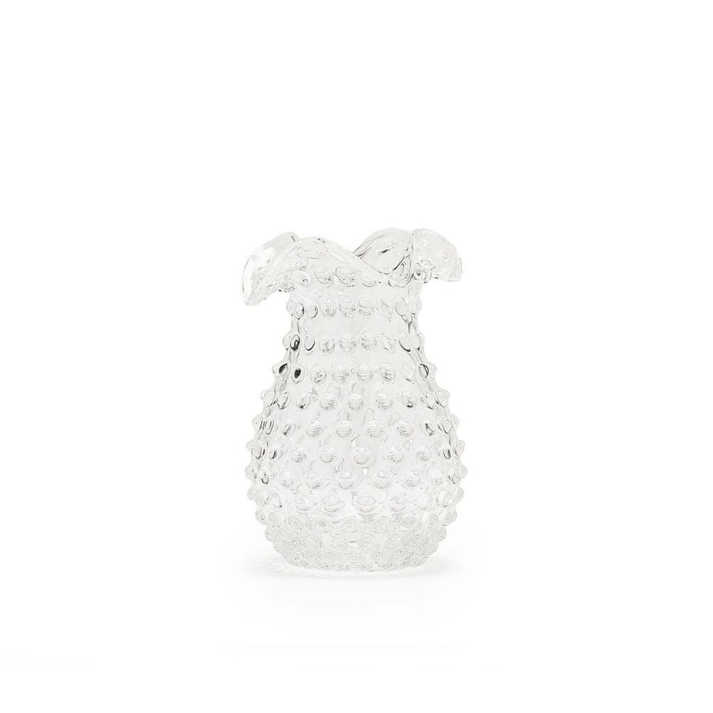 Hobnail Vase - Petal - Clear Quartz